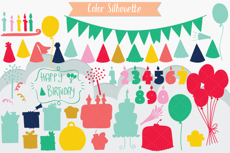 color-birthday-party-hand-drawn-cakes-candles-balloons-banner