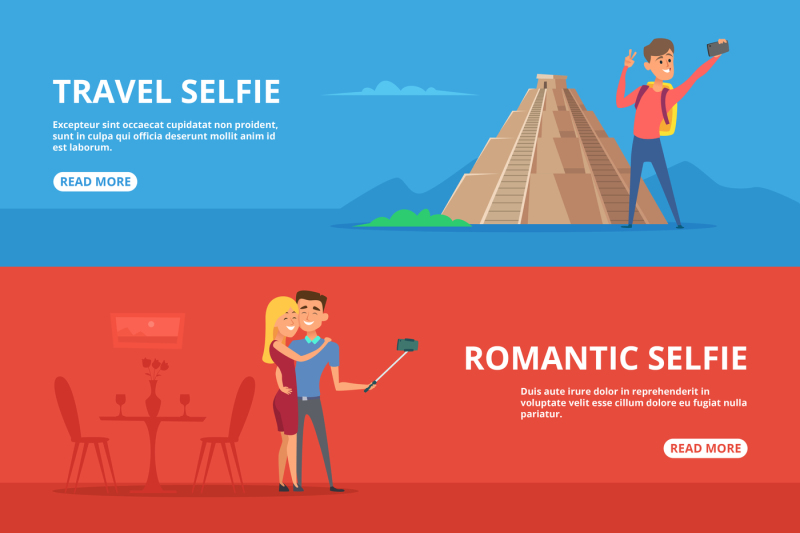 banners-set-with-illustrations-of-couples-and-happy-characters-making