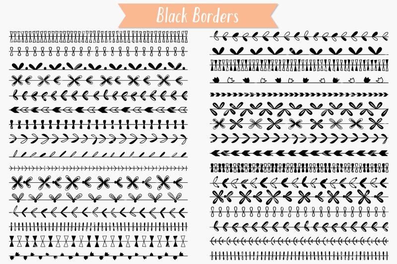 seamless-borders-hand-drawn-text-divider-deco-illustrator-brushes