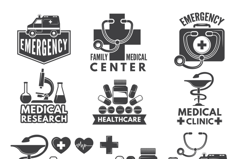 symbols-of-medicine-medical-logos-and-badges