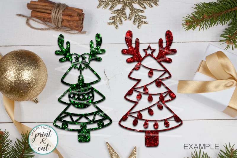 christmas-trees-with-deer-antlers-svg-dxf-paper-vinyl-cut