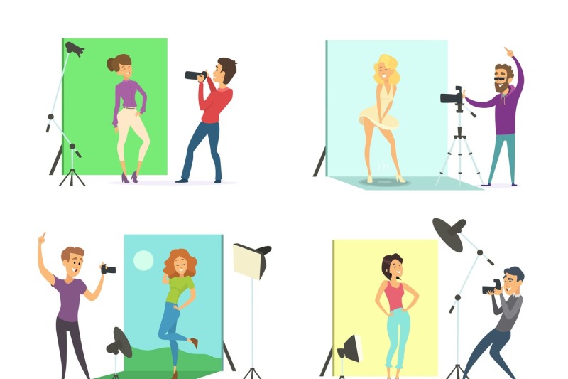 models-male-and-female-posing-for-photos-photographers-at-works-in-th