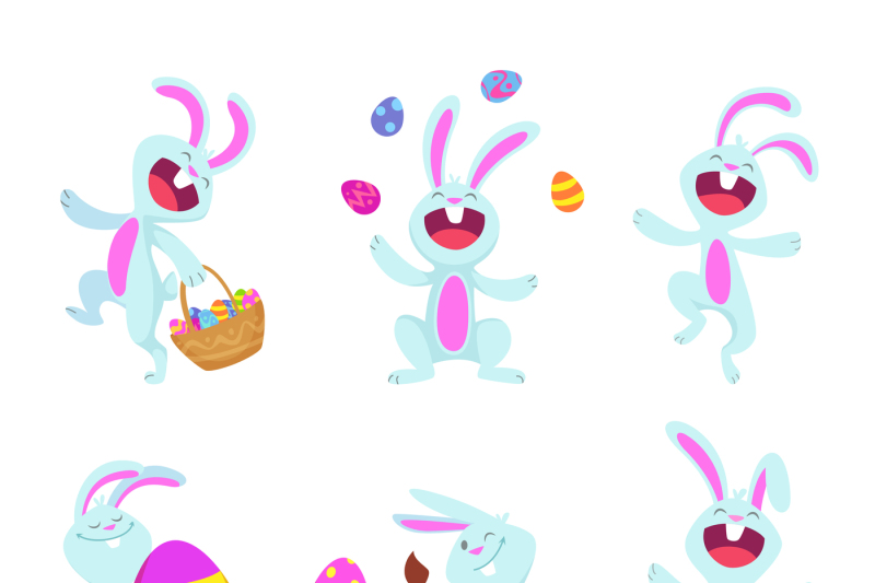 easter-rabbits-in-cartoon-style