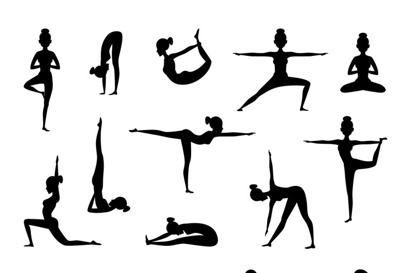 silhouette-of-female-wich-making-yoga-vector-collection-of-sport-pict