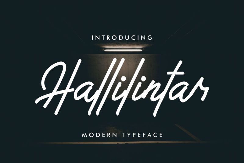 hallilintar-modern-font