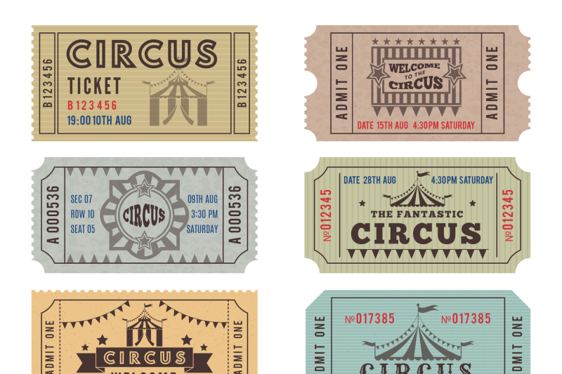 design-template-of-circus-tickets