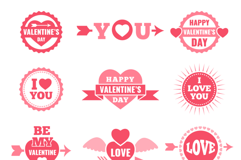 labels-and-badges-for-valentine-day-love-symbols