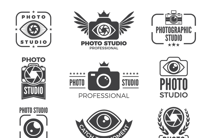 retro-pictures-and-logos-for-photo-studios-monochrome-vector-logotype