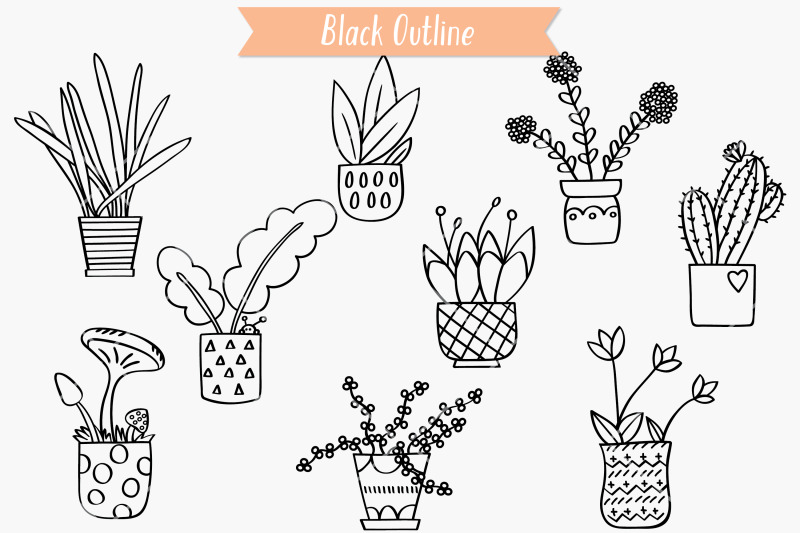 house-plants-hand-drawn-cactus-in-flower-pot-hanging-indoor-plant