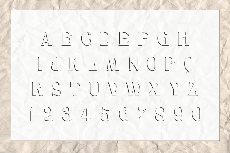 invisible-modern-font