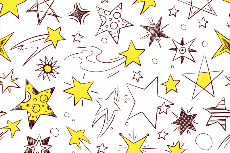 seamless-pattern-with-illustrations-of-hand-drawn-stars