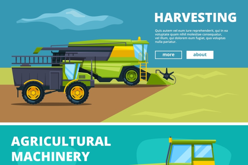 banners-set-with-illustrations-of-agricultural-machinery