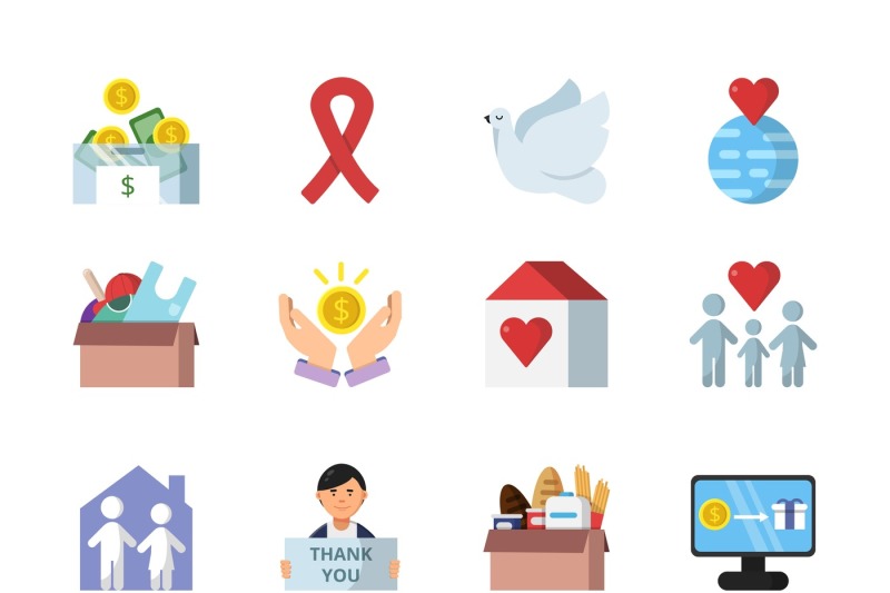 donation-gifts-and-other-different-symbols-of-charities