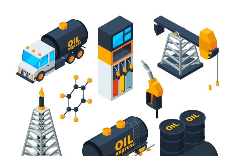 industry-3d-isometric-illustrations-of-oil-and-gas-refining