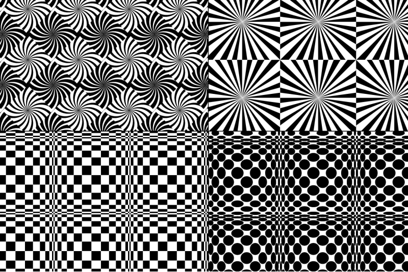 seamless-black-amp-white-op-art-patterns