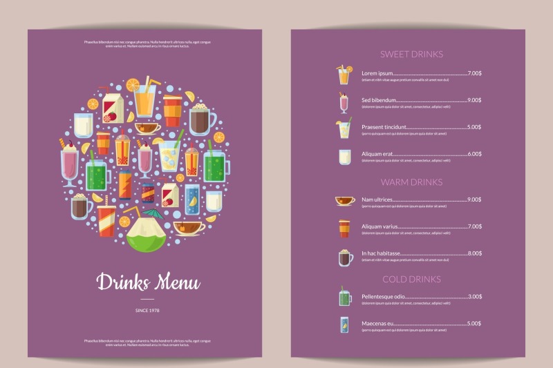 vector-vertical-menu-template-with-nonalcoholic-drinks-in-glasses-lik