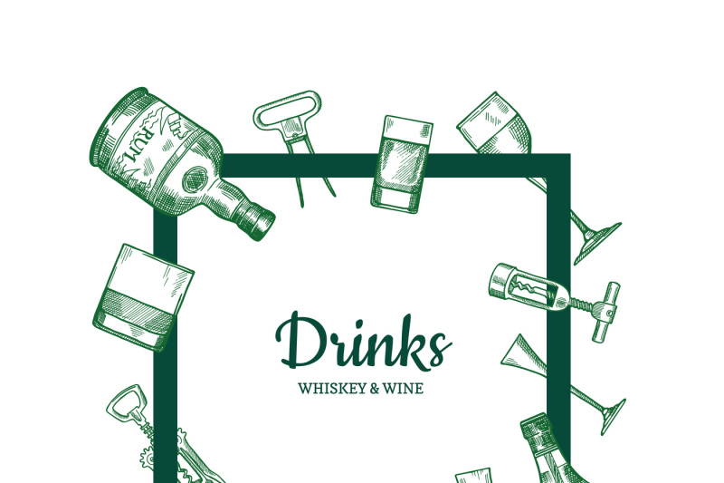 vector-hand-drawn-alcohol-drink-bottles-and-glasses