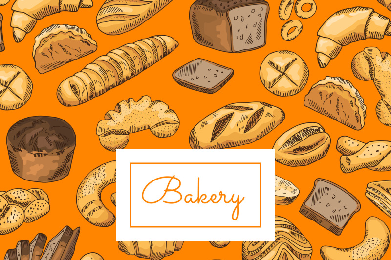 vector-hand-drawn-colored-bakery-elements-background-with-place-for-te