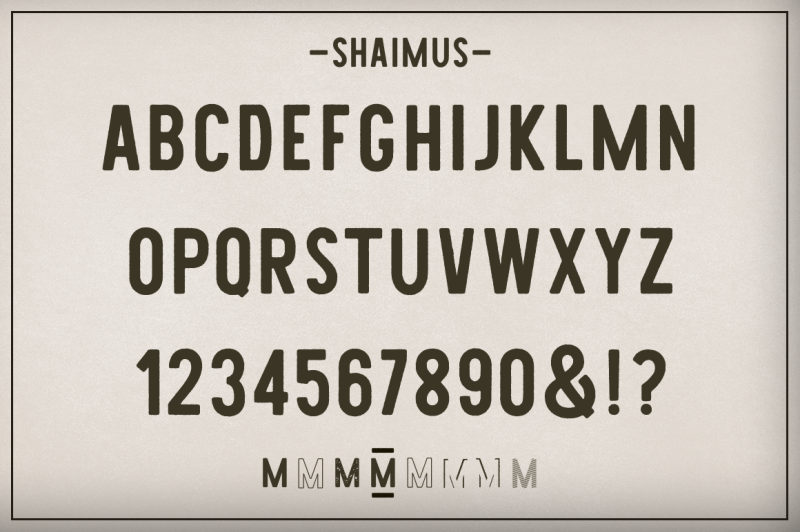 shaimus-font-collection