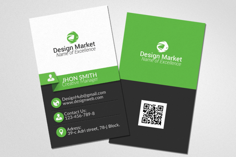 vertical-business-card-template