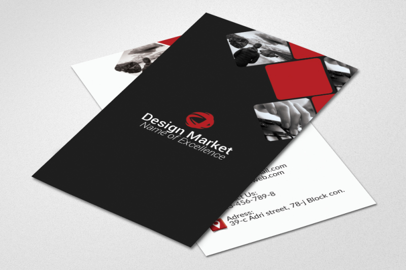 vertical-business-card-template