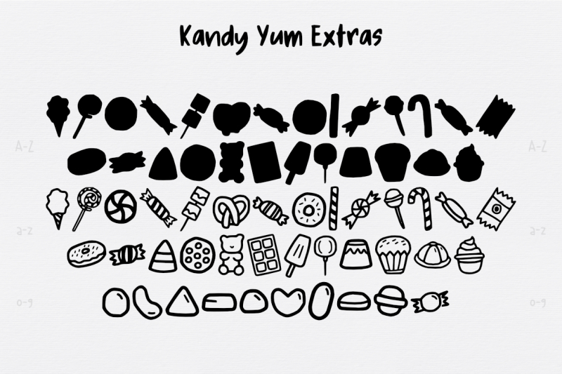 kandy-yum-font
