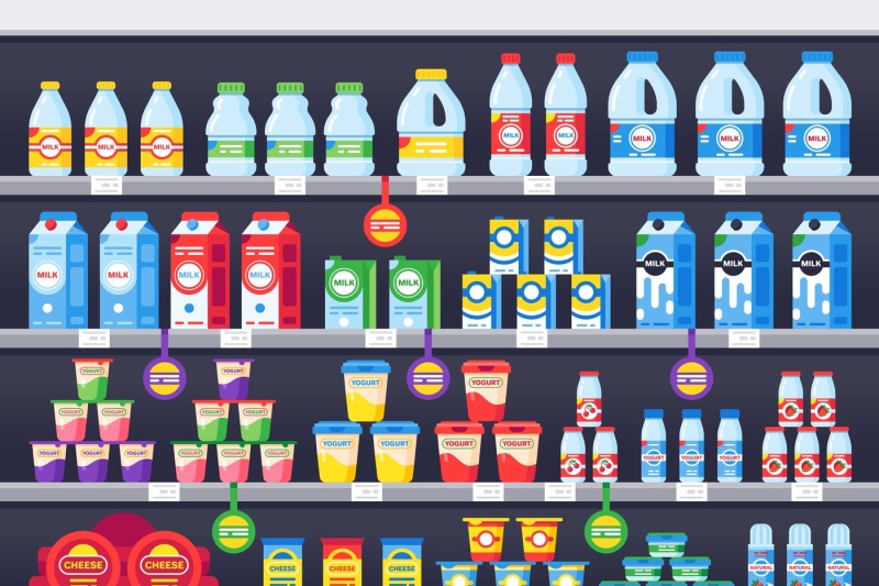 shop-shelf-with-milk-products-dairy-grocery-store-shelves-milk-bottl