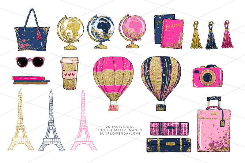 glam-adventure-travel-clipart-travel-fashion-clipart