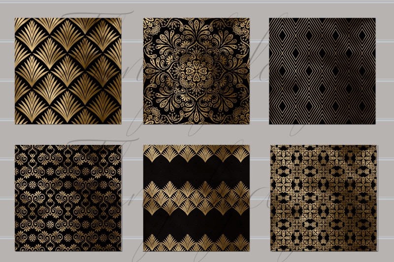 16-seamless-black-and-gold-foil-luxury-pattern-digital-paper
