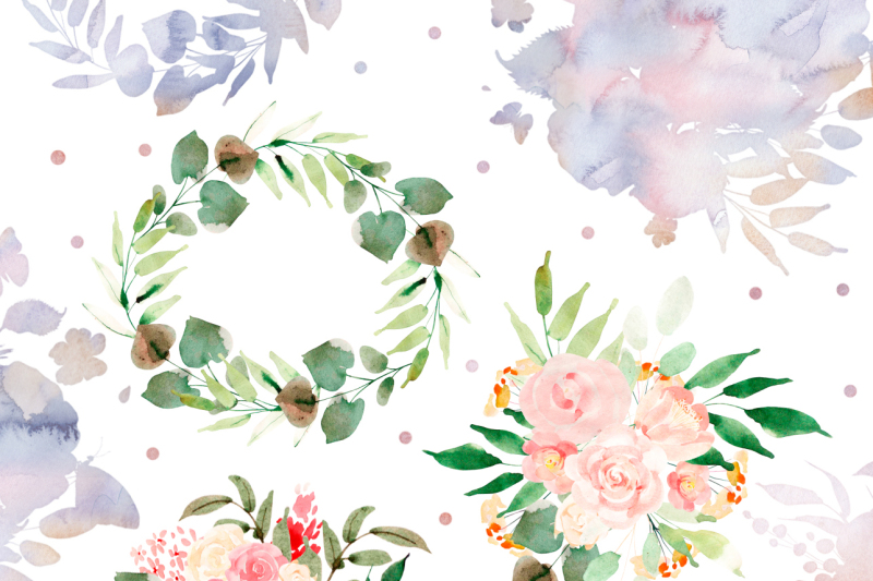 45-watercolor-wreath-and-bouquets
