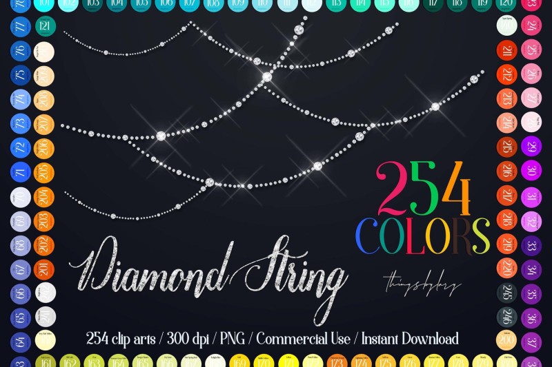 254-diamond-string-clip-arts-diamond-strand-curtain-overlay