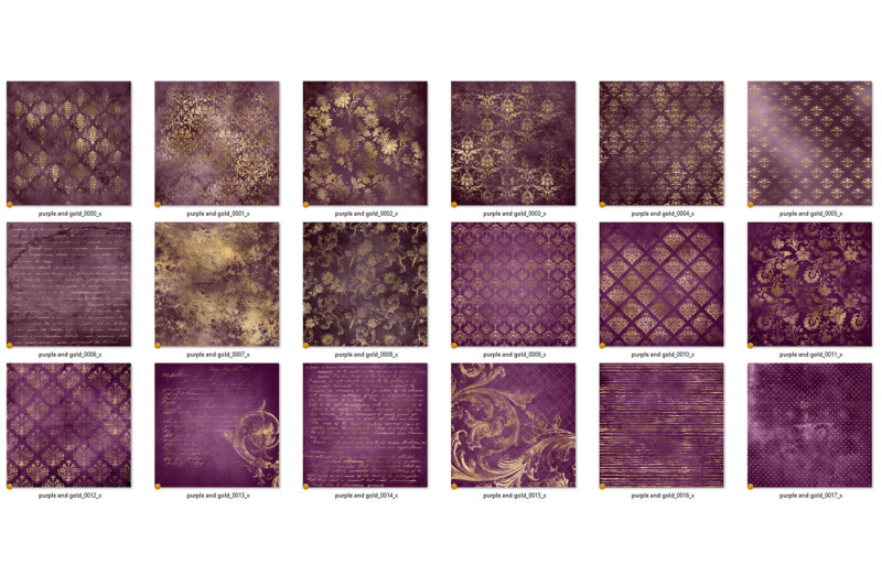 distressed-purple-and-gold-textures
