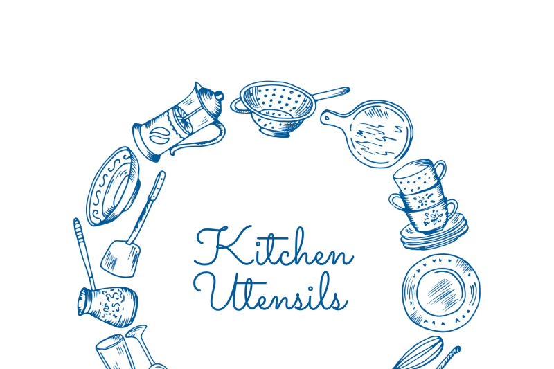 vector-kitchen-utensils-in-circle-form