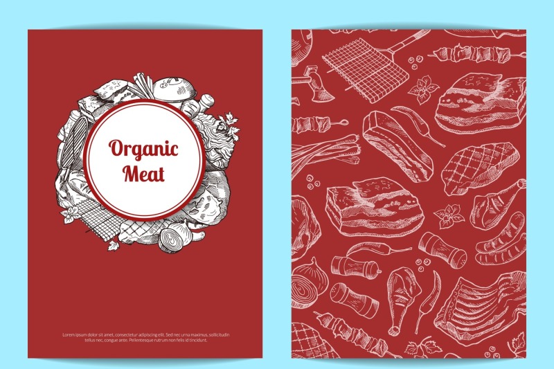 vector-hand-drawn-meat-elements-for-butchers-shop