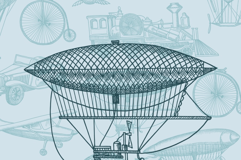 vector-background-with-steampunk-hand-drawn-airships-air-baloons-bic