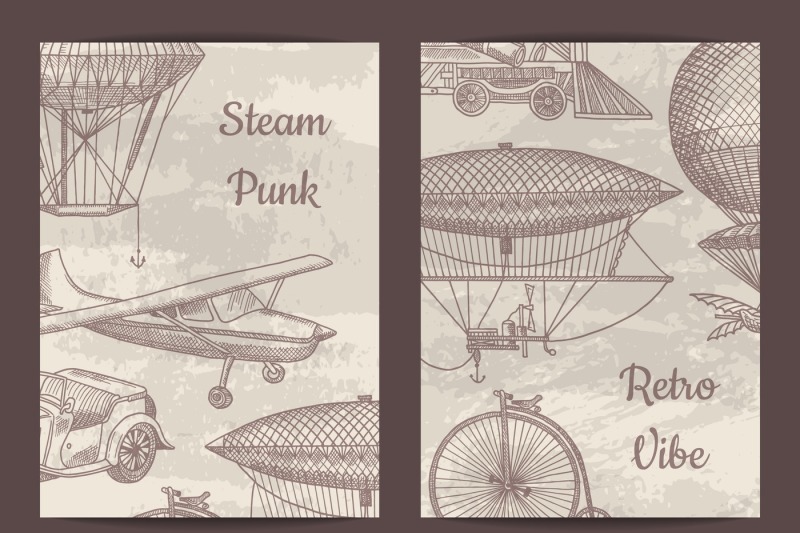 vector-card-flyer-or-brochure-template-for-steampunk