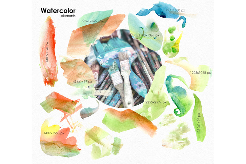 be-an-artist-watercolor-decor-kit