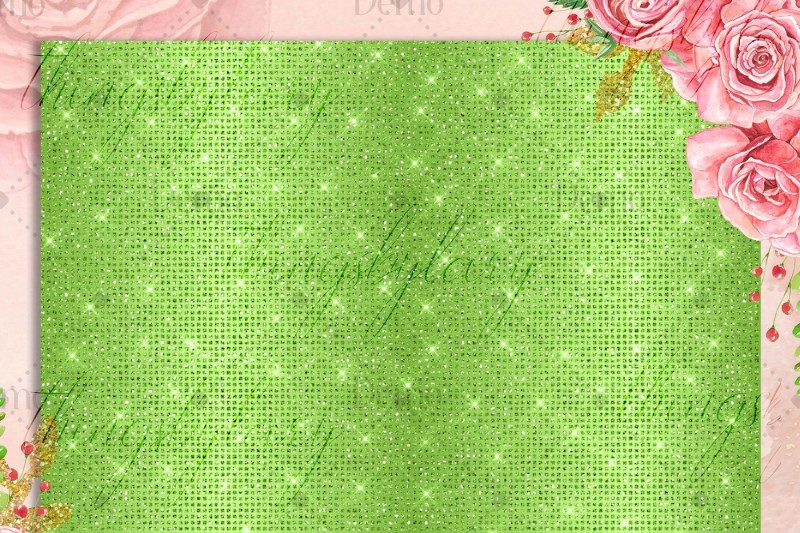 42-greenery-glitter-and-sequin-digital-papers