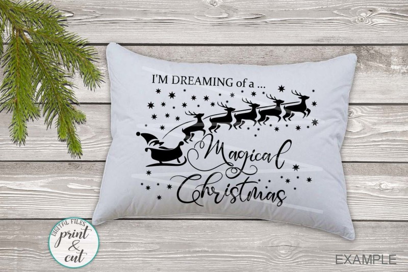 white-magical-christmas-words-house-decor-for-cut-or-print