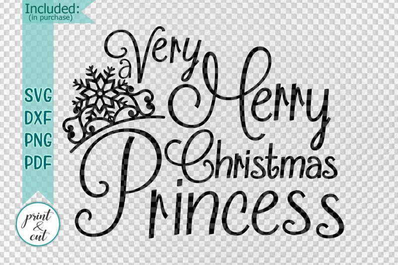 merry-christmas-princess-girls-plotter-cutting-digital-files