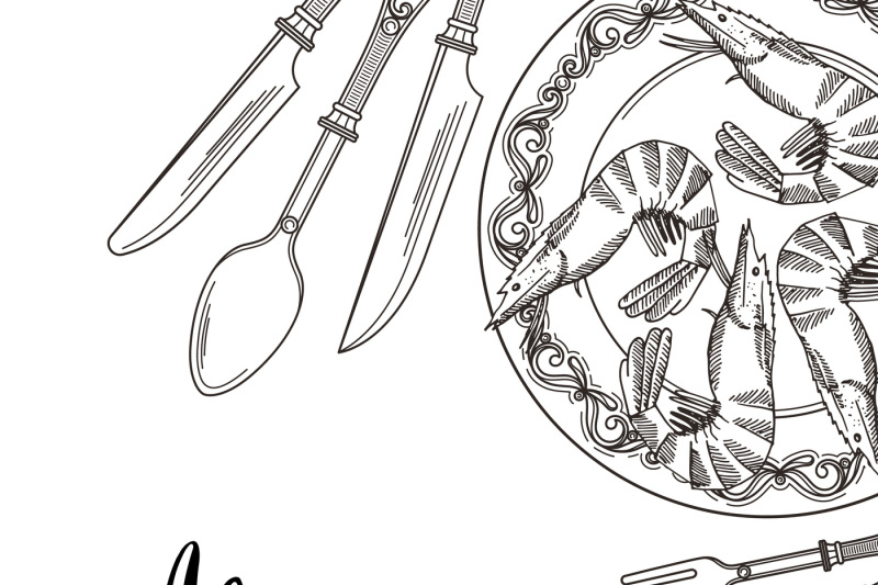 vector-background-with-hand-drawn-tableware-elements-in-upper-right-co