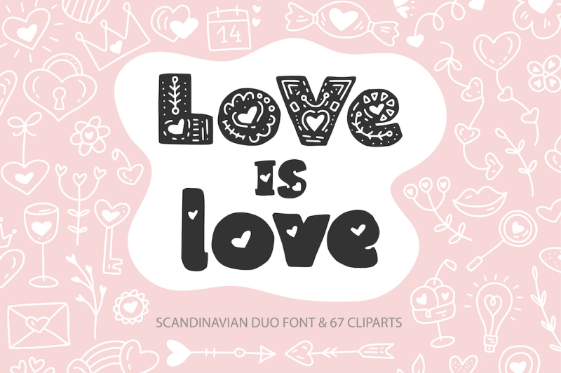 love-is-love-font-duo