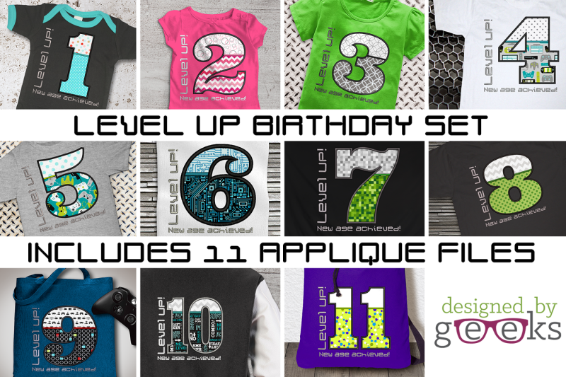 level-up-video-game-birthday-bundle-applique-embroidery