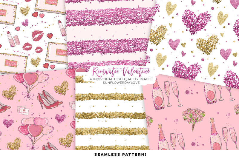 valentine-digital-paper-pack-romantic-valentine-seamless-pattern