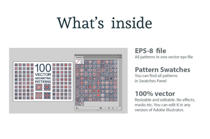 100-vector-ornamental-patterns