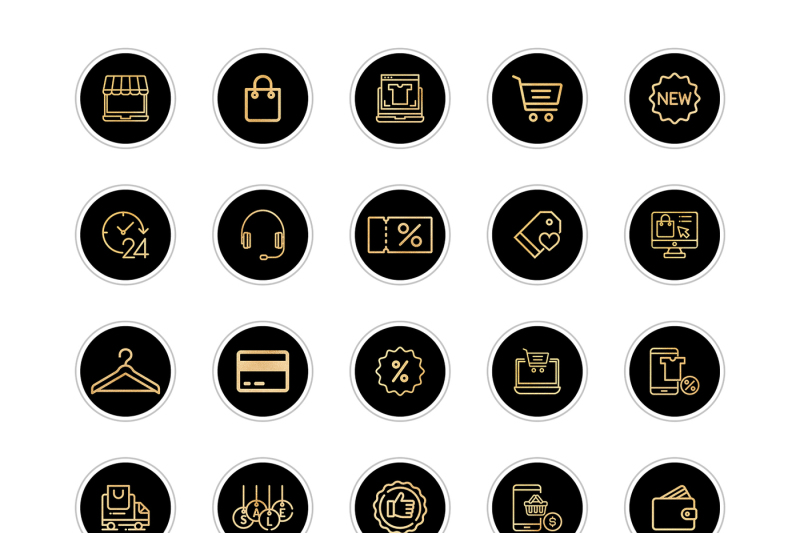 black-and-gold-business-instagram-story-icons