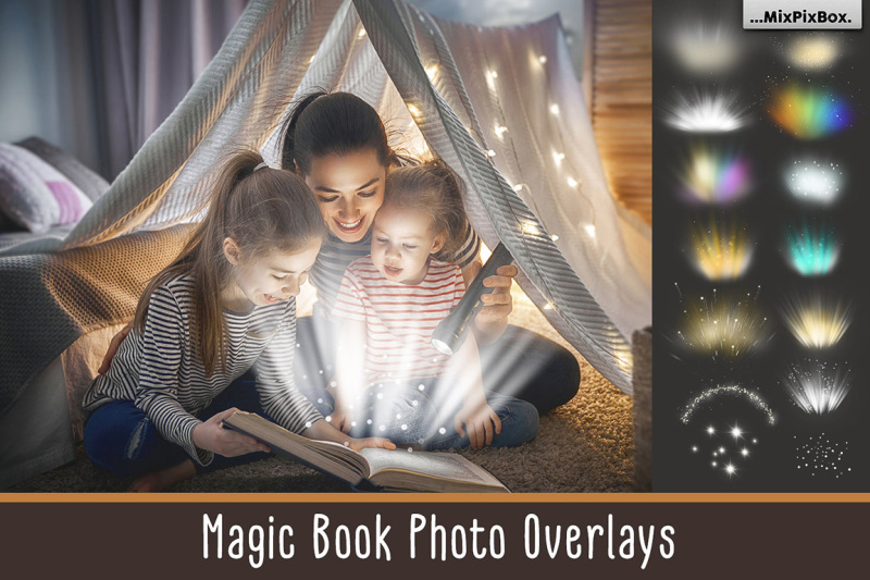 magic-book-light-photo-overlays