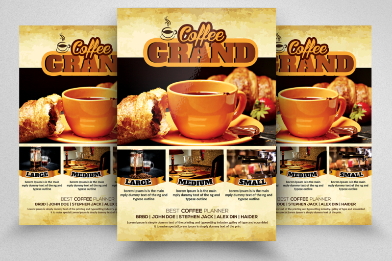 coffee-restaurant-flyer-template