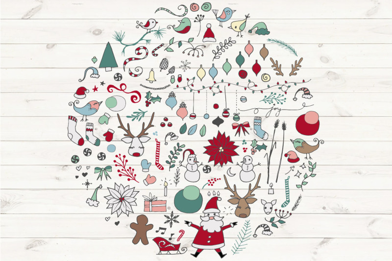 christmas-doodles-clipart