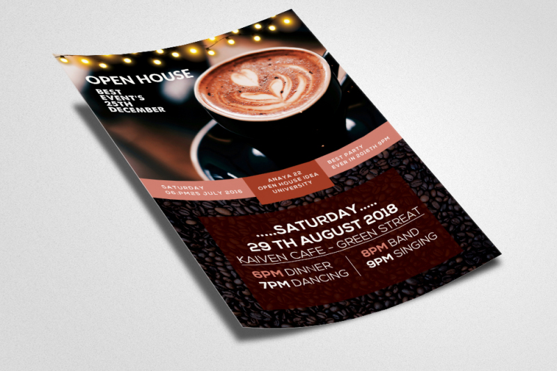 coffee-restaurant-flyer-template